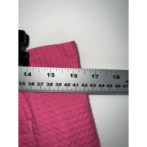 Lilly Pulitzer Buttercup Shorts Womens 6 Pink Scallop Hem Cotton Casual Preppy - Picture 6 of 7